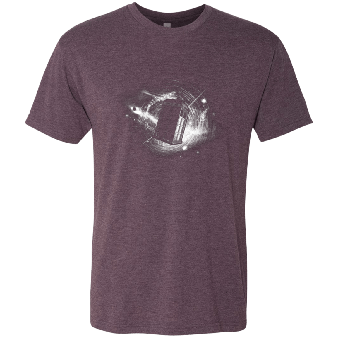 T-Shirts Vintage Purple / Small Tardis Men's Triblend T-Shirt