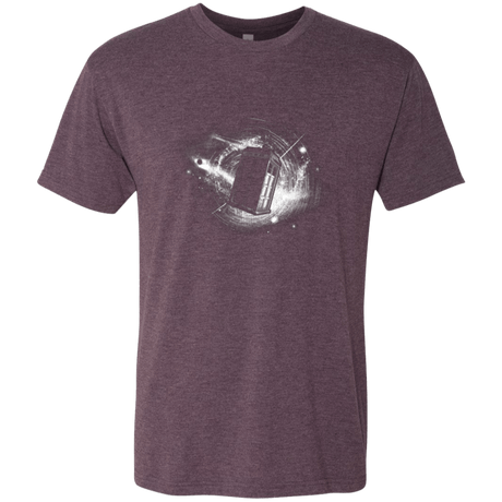 T-Shirts Vintage Purple / Small Tardis Men's Triblend T-Shirt