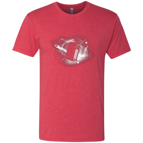 T-Shirts Vintage Red / Small Tardis Men's Triblend T-Shirt