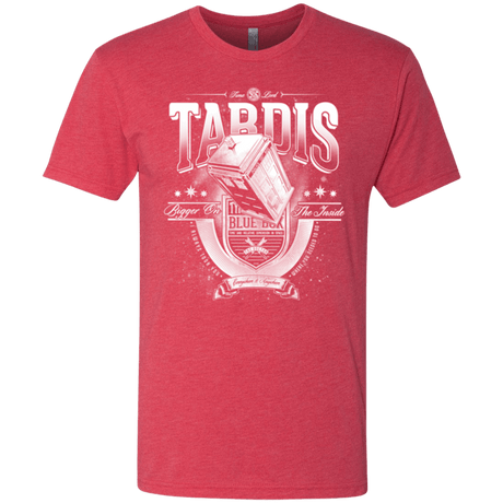 T-Shirts Vintage Red / Small Tardis Men's Triblend T-Shirt