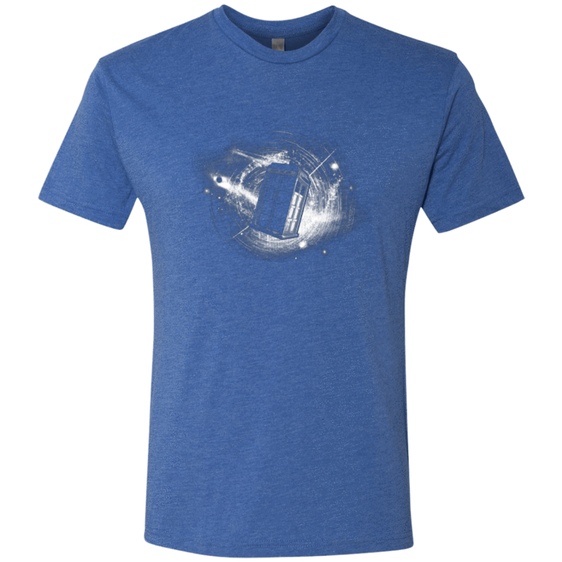 T-Shirts Vintage Royal / Small Tardis Men's Triblend T-Shirt