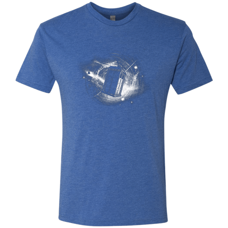 T-Shirts Vintage Royal / Small Tardis Men's Triblend T-Shirt