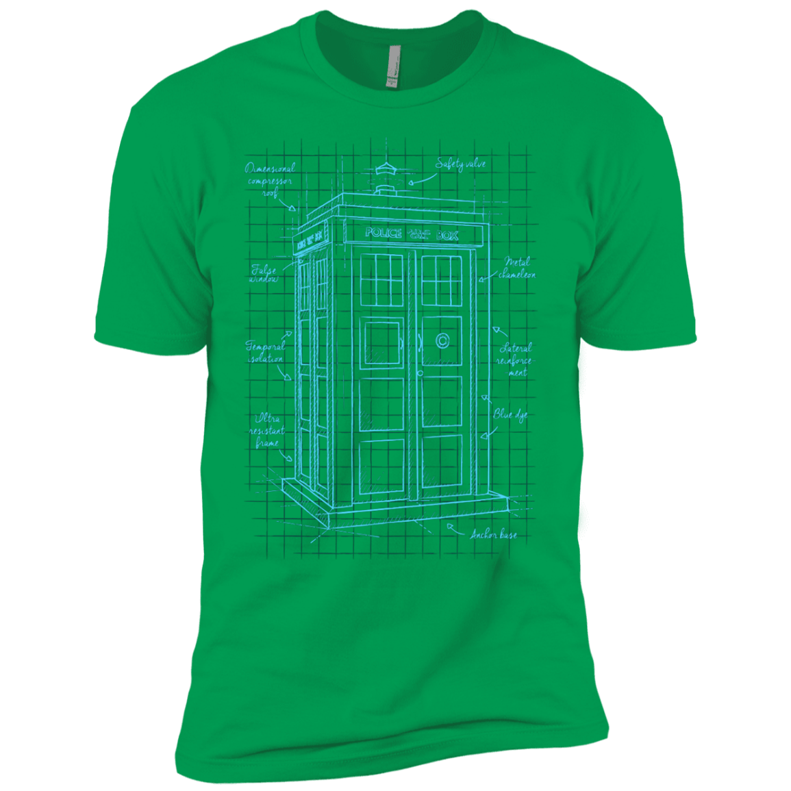 Tardis Plan Boys Premium T-Shirt