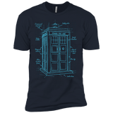 Tardis Plan Boys Premium T-Shirt