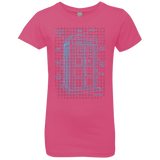 T-Shirts Hot Pink / YXS Tardis Plan Girls Premium T-Shirt