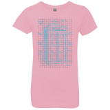 T-Shirts Light Pink / YXS Tardis Plan Girls Premium T-Shirt