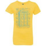 T-Shirts Vibrant Yellow / YXS Tardis Plan Girls Premium T-Shirt