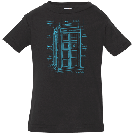 T-Shirts Black / 6 Months Tardis Plan Infant Premium T-Shirt