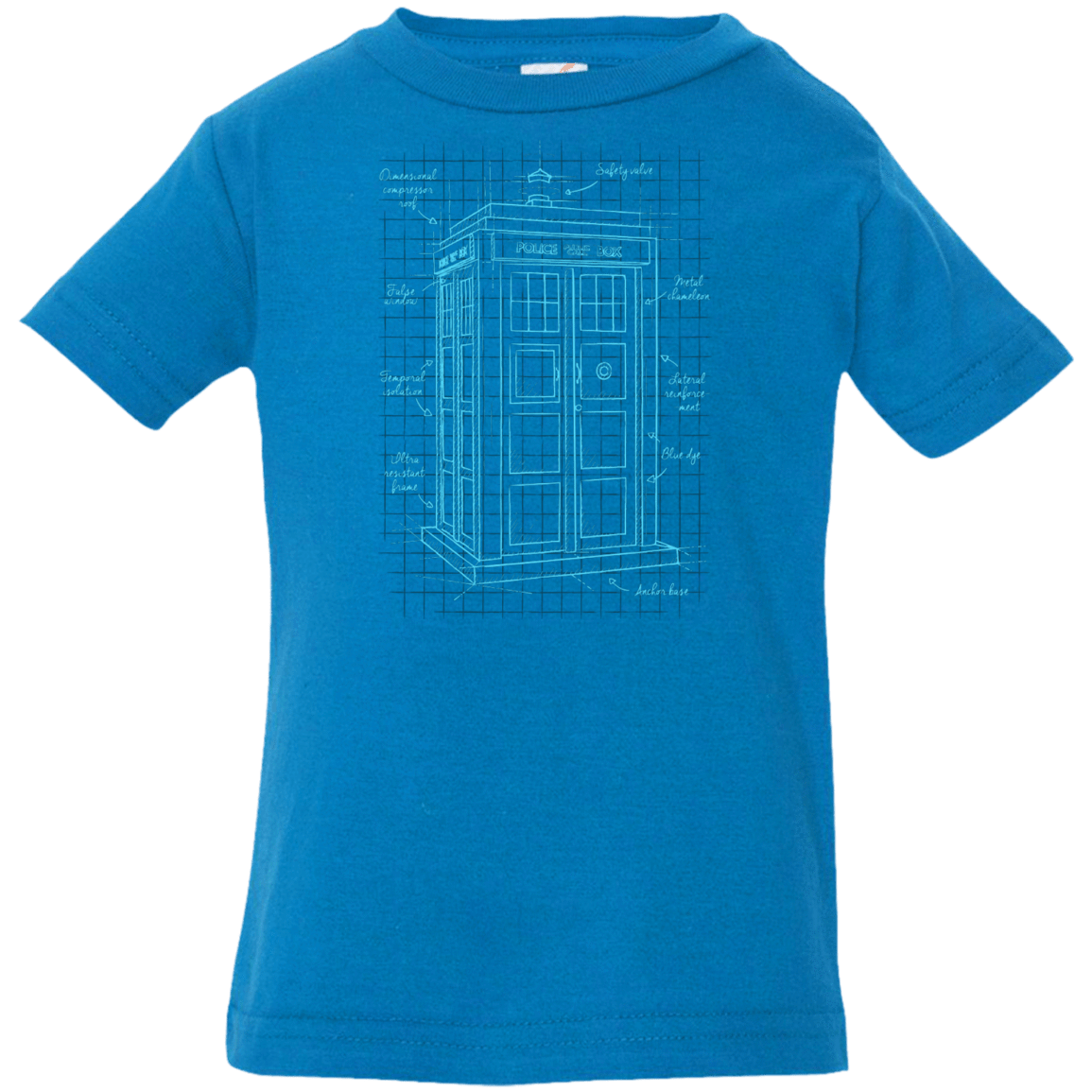 T-Shirts Cobalt / 6 Months Tardis Plan Infant Premium T-Shirt