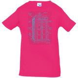 T-Shirts Hot Pink / 6 Months Tardis Plan Infant Premium T-Shirt