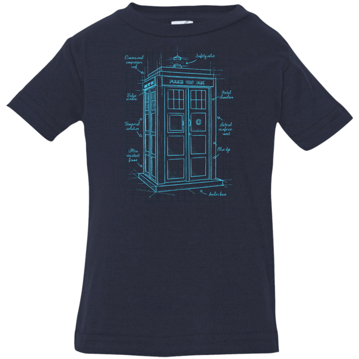 T-Shirts Navy / 6 Months Tardis Plan Infant Premium T-Shirt