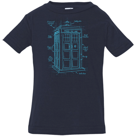 T-Shirts Navy / 6 Months Tardis Plan Infant Premium T-Shirt