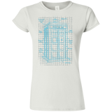 T-Shirts White / S Tardis Plan Junior Slimmer-Fit T-Shirt