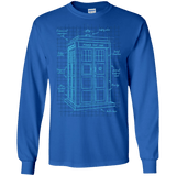 Tardis Plan Men's Long Sleeve T-Shirt