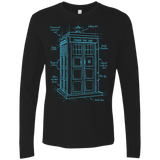 Tardis Plan Men's Premium Long Sleeve