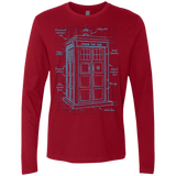 Tardis Plan Men's Premium Long Sleeve