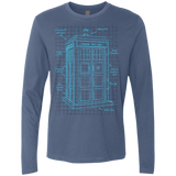 Tardis Plan Men's Premium Long Sleeve