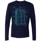 Tardis Plan Men's Premium Long Sleeve
