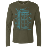 Tardis Plan Men's Premium Long Sleeve