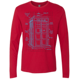 Tardis Plan Men's Premium Long Sleeve