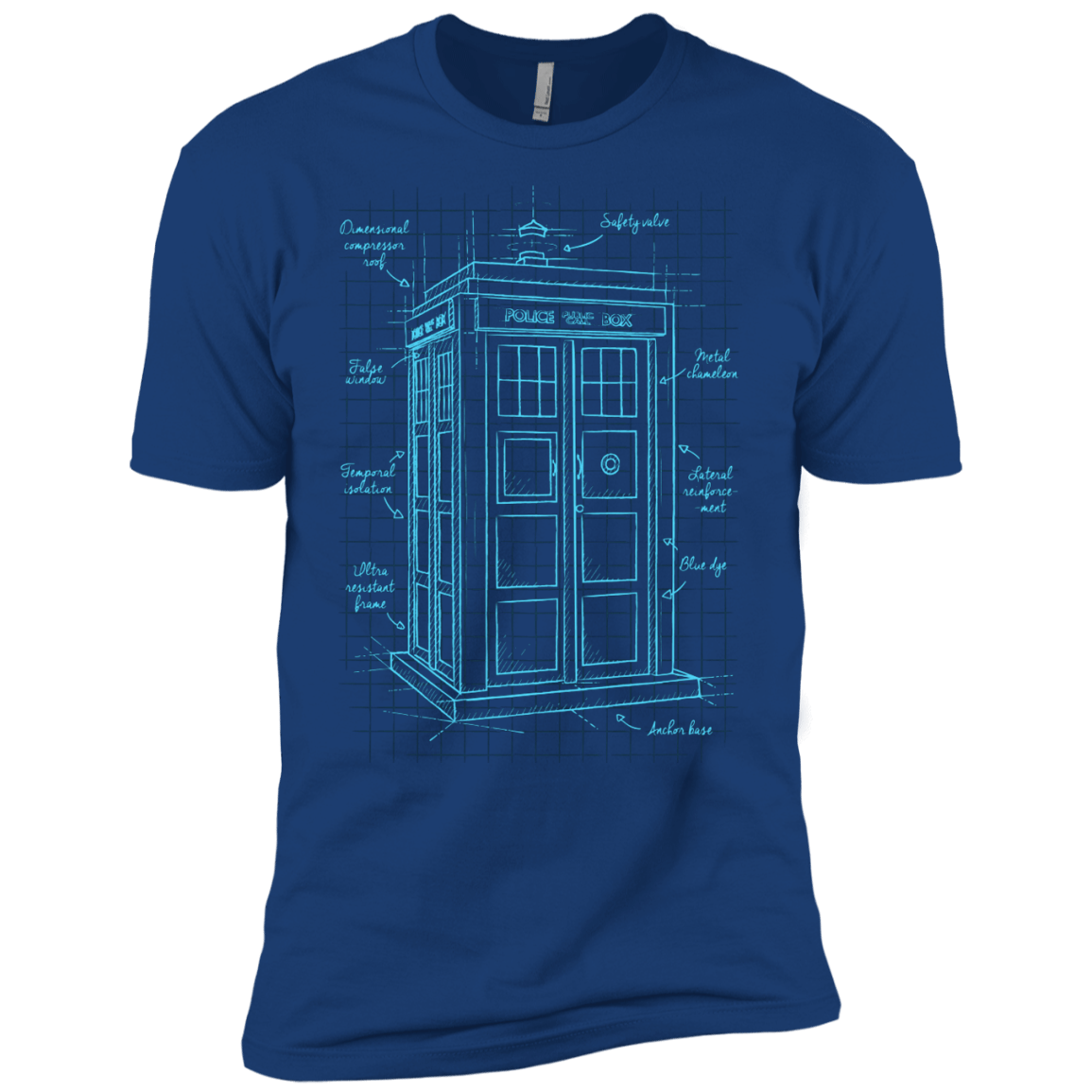 Tardis Plan Men's Premium T-Shirt