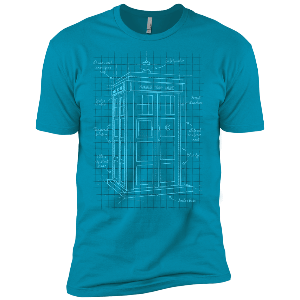 Tardis Plan Men's Premium T-Shirt