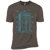 Tardis Plan Men's Premium T-Shirt