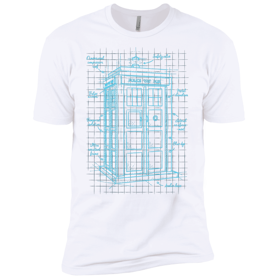 Tardis Plan Men's Premium T-Shirt