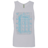 T-Shirts Heather Grey / S Tardis Plan Men's Premium Tank Top