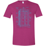 Tardis Plan Men's Semi-Fitted Softstyle