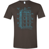 Tardis Plan Men's Semi-Fitted Softstyle
