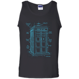 Tardis Plan Men's Tank Top