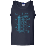 Tardis Plan Men's Tank Top