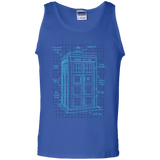 Tardis Plan Men's Tank Top