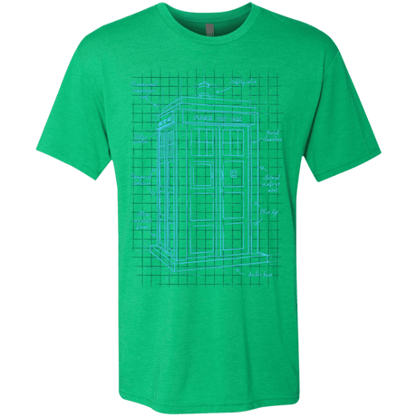 T-Shirts Envy / S Tardis Plan Men's Triblend T-Shirt