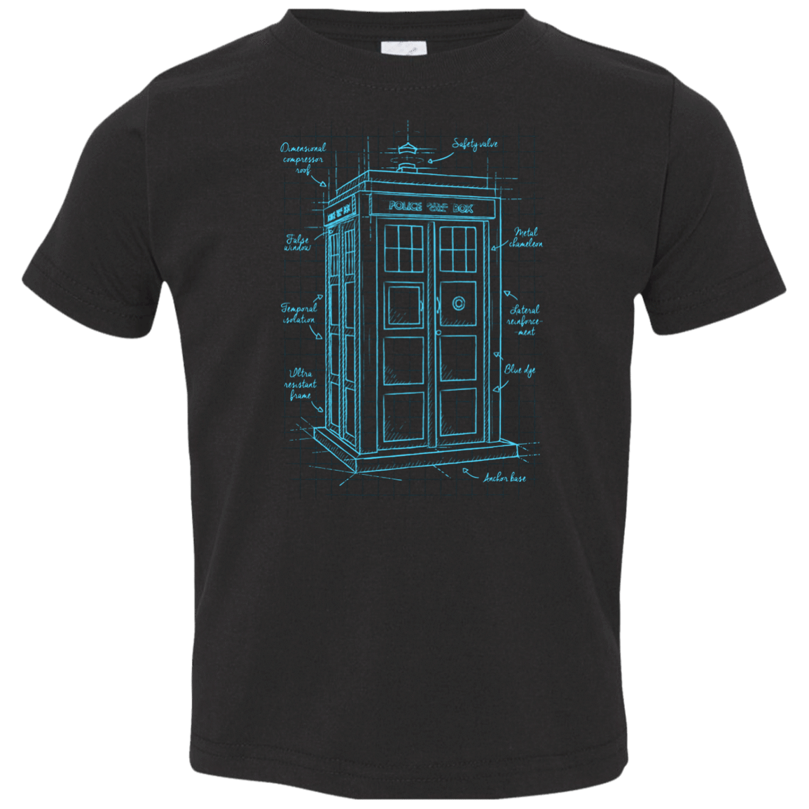 Tardis Plan Toddler Premium T-Shirt