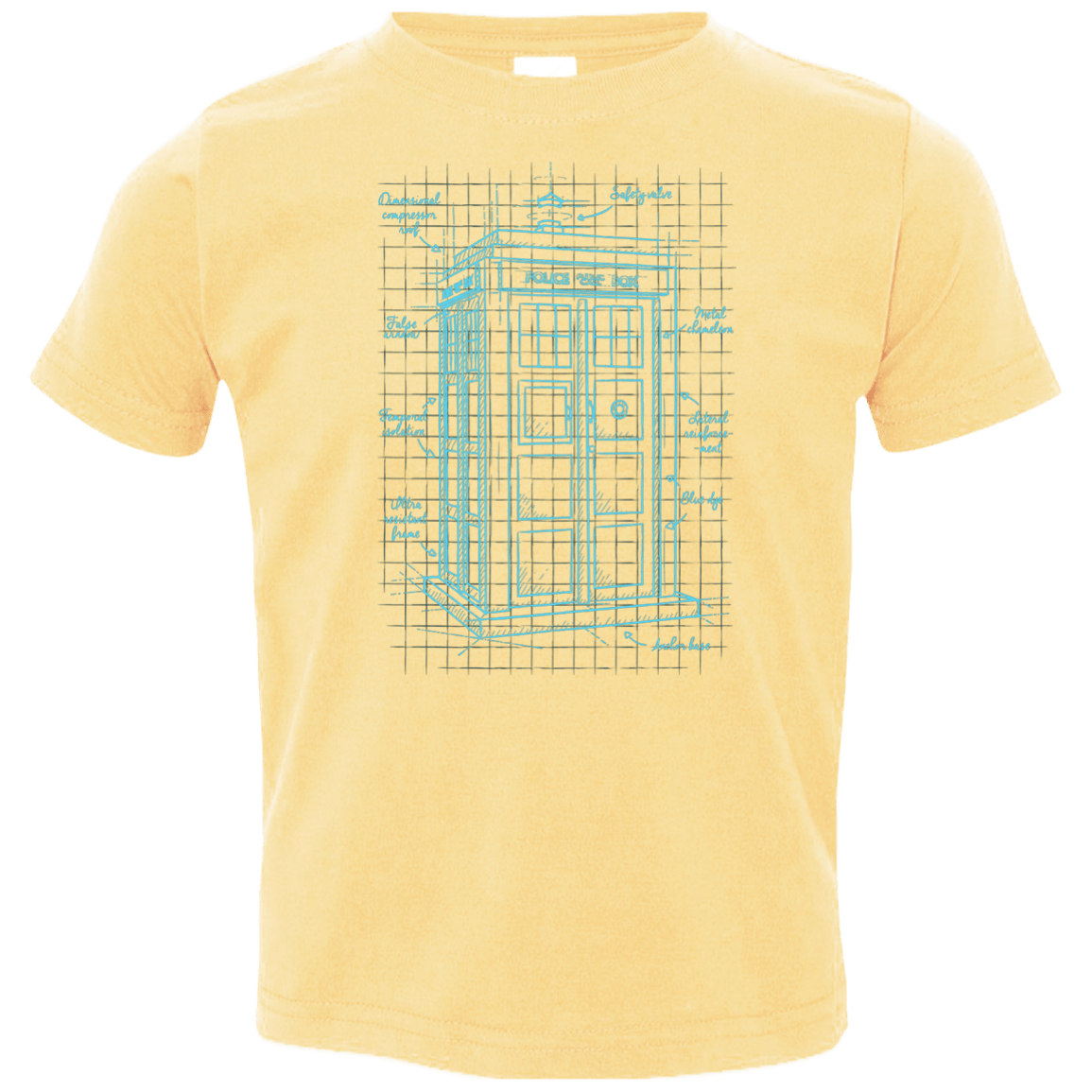 Tardis Plan Toddler Premium T-Shirt