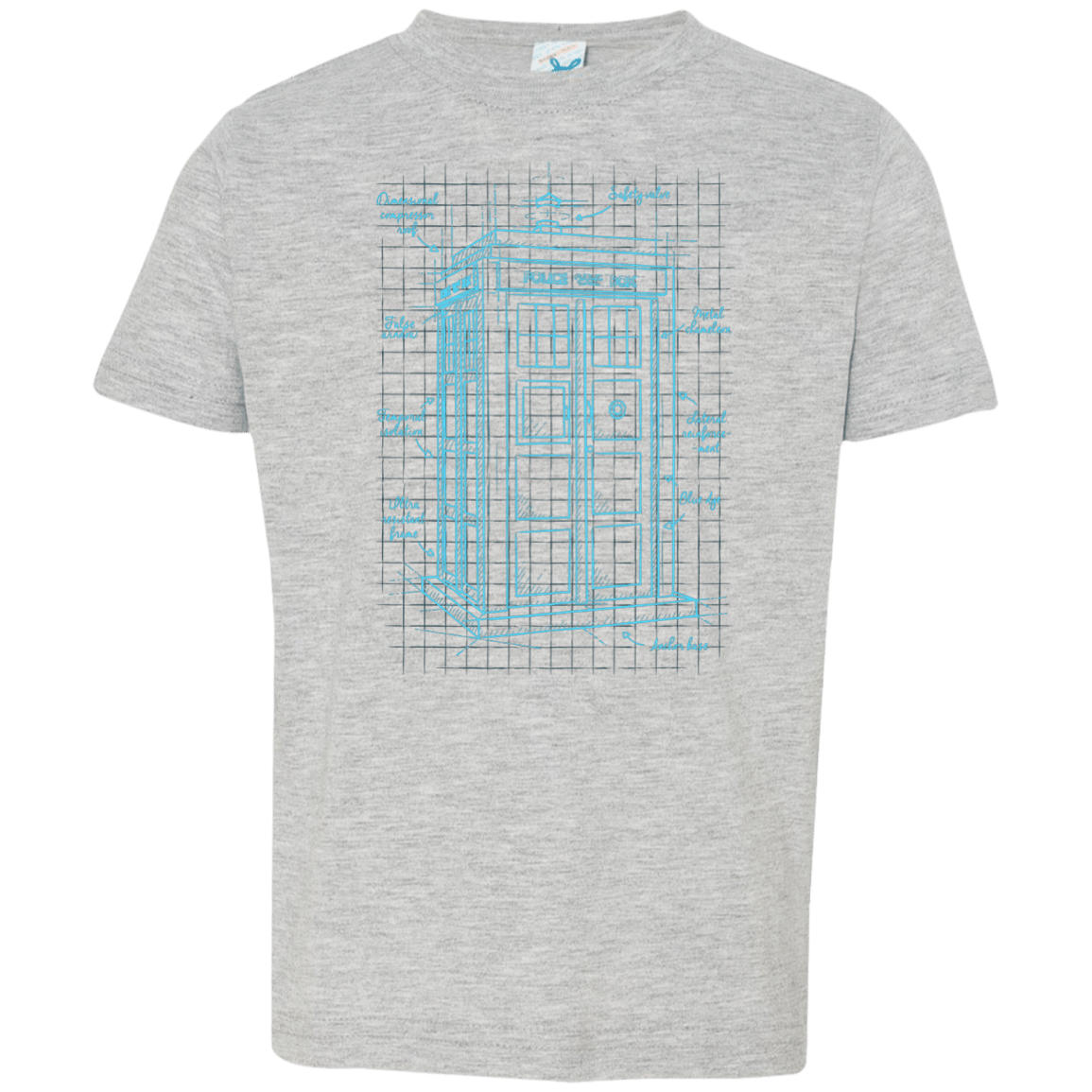 Tardis Plan Toddler Premium T-Shirt