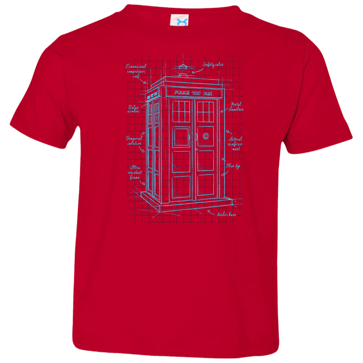 Tardis Plan Toddler Premium T-Shirt