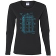 T-Shirts Black / S Tardis Plan Women's Long Sleeve T-Shirt