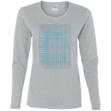 T-Shirts Sport Grey / S Tardis Plan Women's Long Sleeve T-Shirt