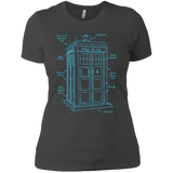 T-Shirts Heavy Metal / X-Small Tardis Plan Women's Premium T-Shirt