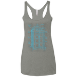 Tardis Plan Women's Triblend Racerback Tank