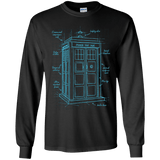 Tardis Plan Youth Long Sleeve T-Shirt