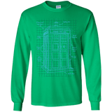 Tardis Plan Youth Long Sleeve T-Shirt