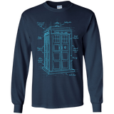 Tardis Plan Youth Long Sleeve T-Shirt