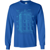 Tardis Plan Youth Long Sleeve T-Shirt