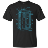 T-Shirts Black / YXS Tardis Plan Youth T-Shirt