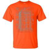 T-Shirts Orange / YXS Tardis Plan Youth T-Shirt