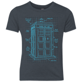 Tardis Plan Youth Triblend T-Shirt